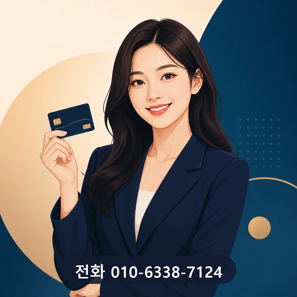 우리카드 현금화 대표 이미지 · 문의 010-6338-7124
